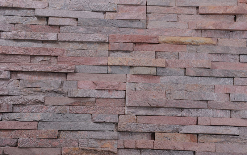 Natural Copper Slate stacked ledge culture Stone Cladding tiles